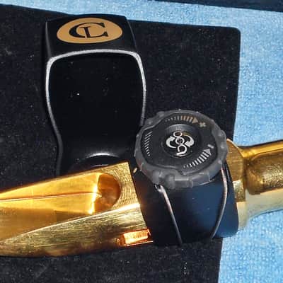 Claude Lakey 6* Apollo Tenor Sax Mouthpiece with Claude Lakey Compass Ligature Brass image 4