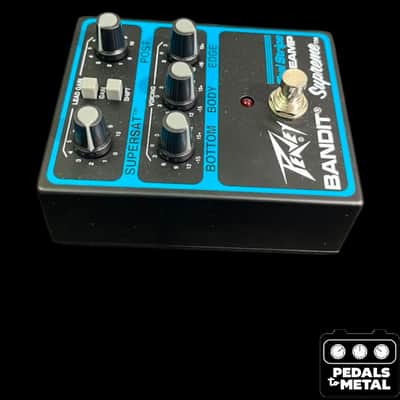 Peavey Bandit Supreme Teal Stripe Preamp 2025 - Present - Black / Teal - X17269 image 3