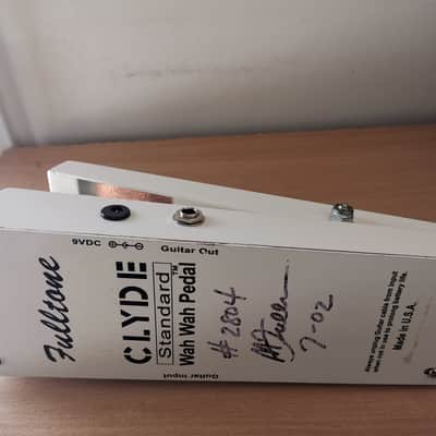 Fulltone Clyde Original Wah January 2002 S/N : 2804 First Series White Standard image 11