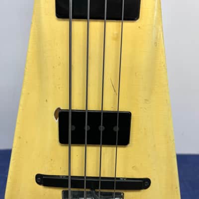 Vintage Travis Bean Wedge TB-4000 4-String Electric Bass Guitar Aluminum Neck with custom Anvil case & Roland GK-2A pickup image 10
