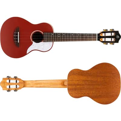 Flight IRIS CONCERT RD Princess Series Solid Spruce Top Okoume Neck 4-String Ukulele w/Padded Gig Bag image 3