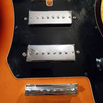Harmony 57-1401 loaded BODY +neck plate c.1970 sunburst image 3