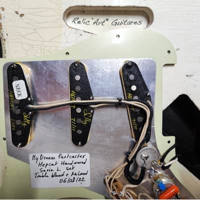 MyDream Partcaster Custom Built - Heavy Relic Aged White Hepcat Serie L image 14