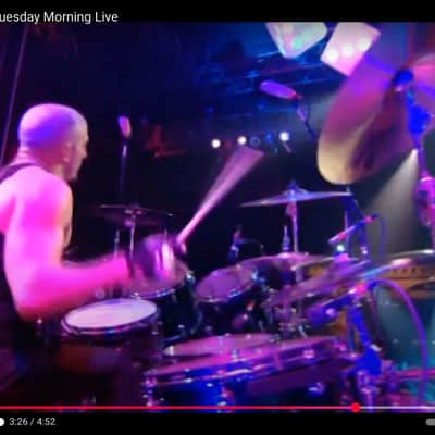 Tama Kenny Aronoff, Tama Starclassic Maple, Smashing Pumpkins, Melissa Etheridge Drum Set 1998 - Purple Lacquer image 8