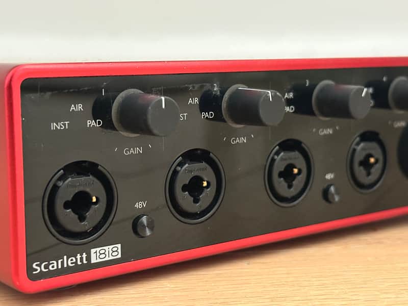 Focusrite Scarlett 18i8 3rd Gen USB Audio Interface 2019 - Present - Red / Black image 1