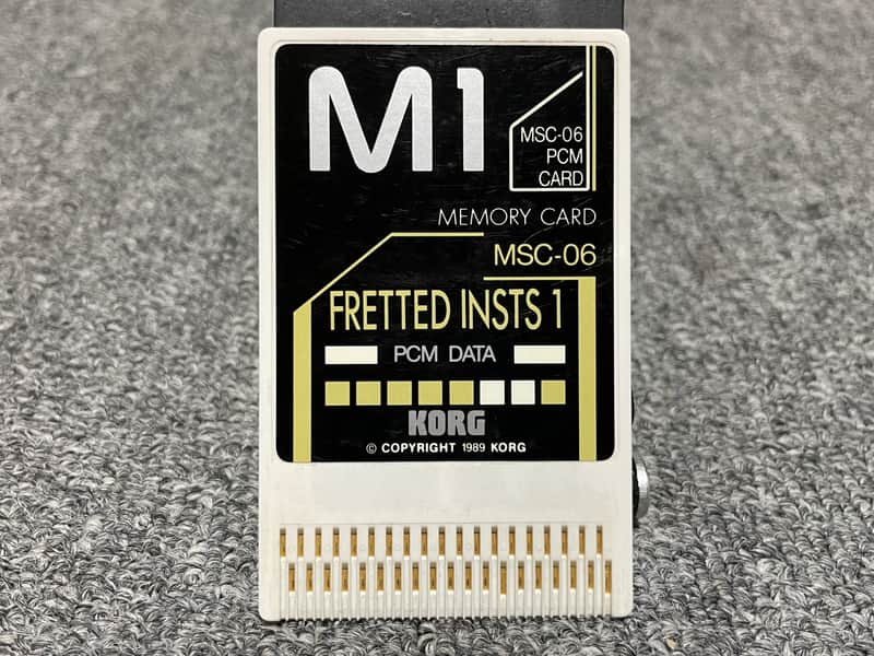Korg MSC-06 Fretted instruments 1 for M1 PCM Card image 1