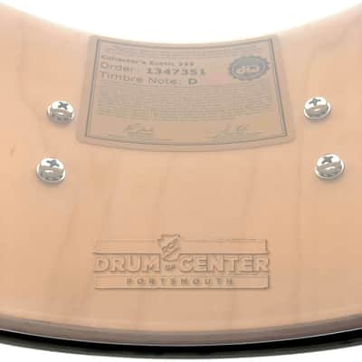 DW Collectors VLT 333 Maple Snare Drum 14x6.5 Exotic Olive Ash Burl image 5