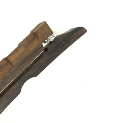 Adjustable Mandolin Bridge Saddle and Base, Rosewood image 4
