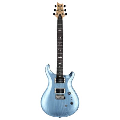 PRS Paul Reed Smith CE 24-08 Swamp Ash Limited Edition Electric Guitar, Swamp Ash Satin Frost Blue Metallic image 4