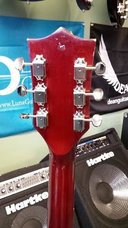 Vintage Teisco SG Electric Guitar w/ bigsby style tremelo