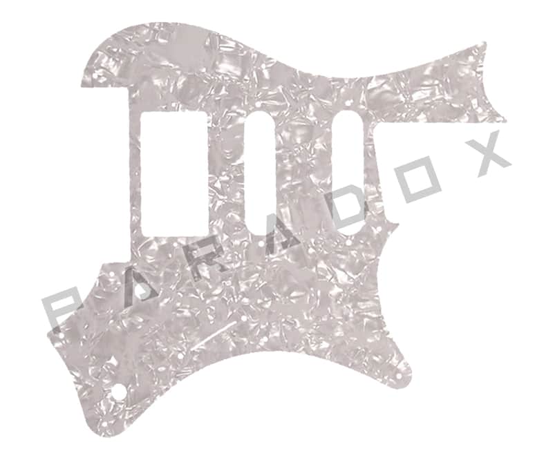 Custom Pickguard For 2016 - 2020 Made in Indonesia Strandberg Boden Classic 6-Trem - White Pearl/White/Black/White .090" image 1