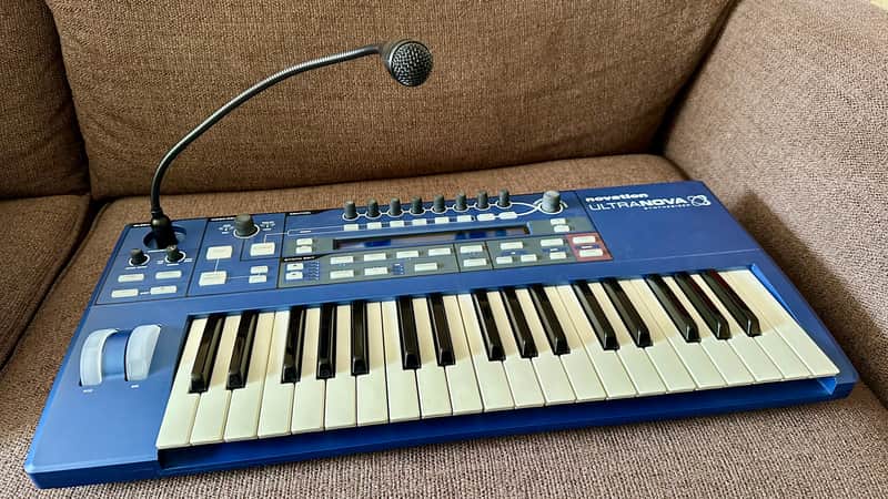Novation UltraNova 37-Key 20-Voice Synthesizer 2010 - Blue image 1