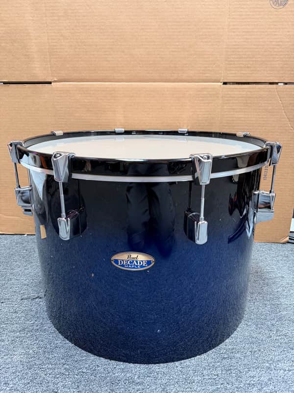 Pearl Decade Maple 20" x 14" Gong Drum in Kobalt Blue Fade (#216) – Brand New image 1
