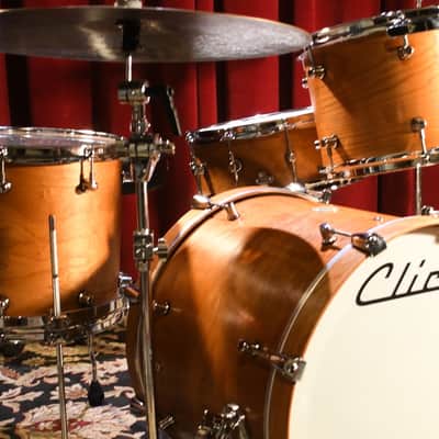 Click Icon 4pc Cherry Drum Set Shell Pack Satin Oil 20 14 12 14 image 3