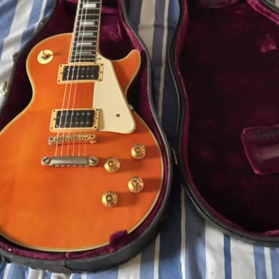 1972 Gibson Les Paul Custom Faded Orange - Artist Owned by Dennis Stratton Former Iron Maiden image 3