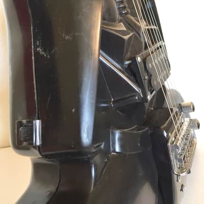 Funky guitar made from a vintage star wars action figure case The Vadercaster 2018 The dark side image 6