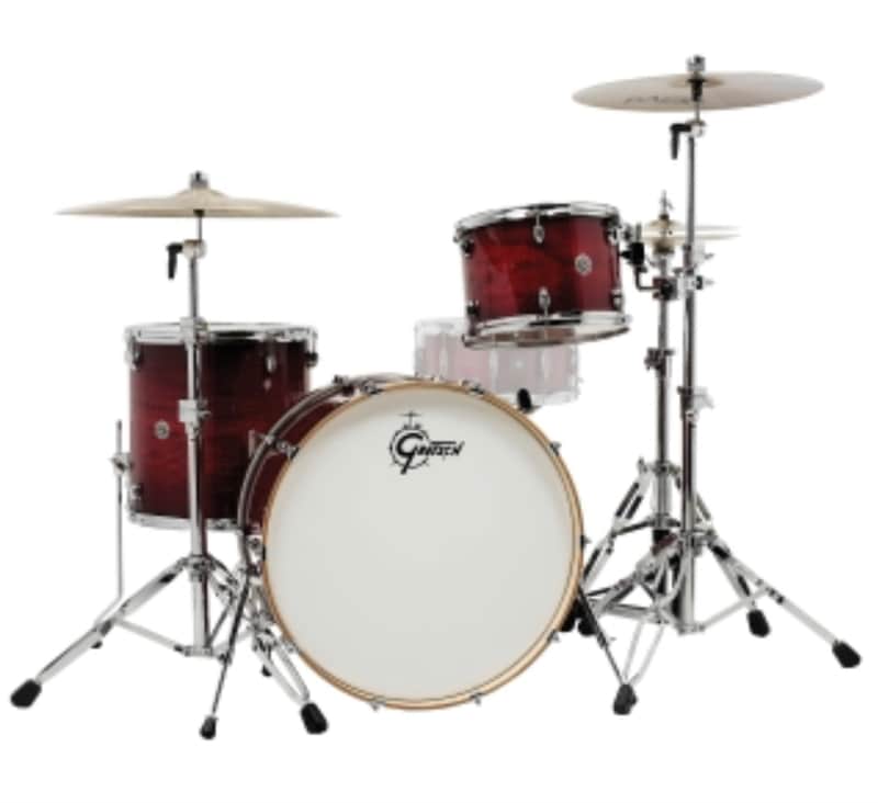 Gretsch Catalina Club 3 Piece Shell Pack (24/13/16) Gloss Crimson Burst image 1