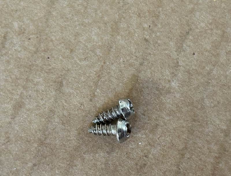 Gibson Vintage 1960's Nickel Les Paul SG ES Truss Rod Cover Screws 1961 1962 1963 1964 1960's image 1