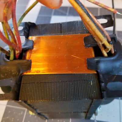 Triwec 12676 VM Power Transformer 360-0-360 / 6.3 / 5V Tested 6L6 5Y3 Tube Amp Vintage 1962 Black Ir image 8