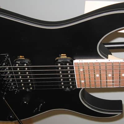 Ibanez RG7420EX-BKF Standard 7-String Solidbody Electric Guitar - Black Flat image 2