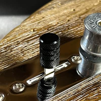 Kinnatone Black Knurled Aluminum Switch Tip for 3 or 5 way Black image 2