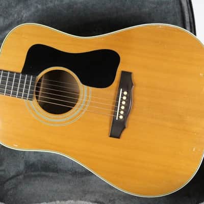 1977 Vintage Guild D-44M BLD Blonde Flamed Maple Bluegrass Jubillee ~Ebony Fretboard~ 1970s USA image 2