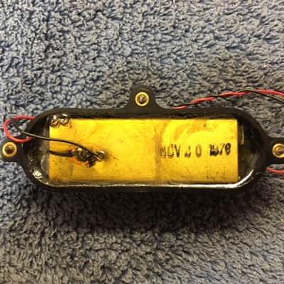 Vintage Gibson Marauder bridge pickup Black image 2