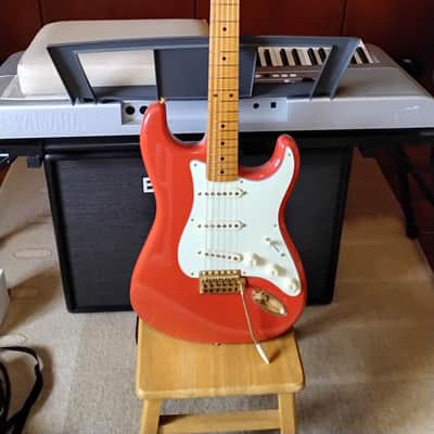 Fender Stratocaster FSR 50s 2018 - Fiesta red image 1