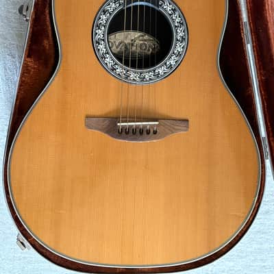 1970’s USA Ovation Balladeer Acoustic Electric Guitar Model 1112 4 + OHSC Case image 1