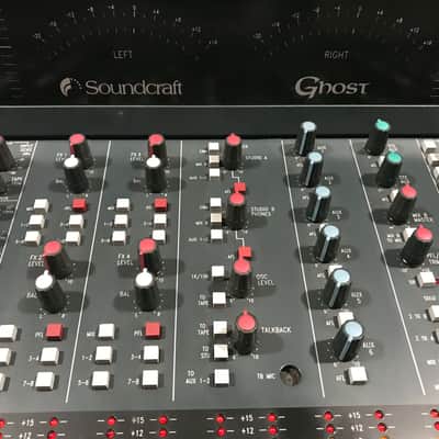 Soundcraft Ghost 24 - 8 Bus with Meter Bridge and Midi & Control Center image 2