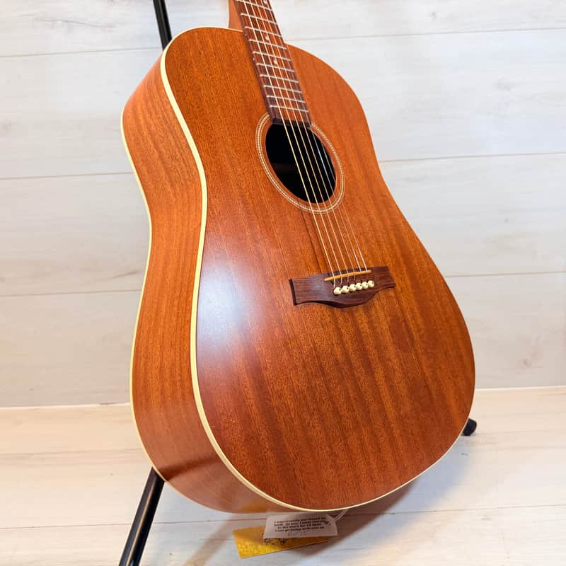 Seagull S6 Mahogany Deluxe SG A/E Acoustic-Electric Guitar w/ Gig Bag Made in Canada 2008 image 1