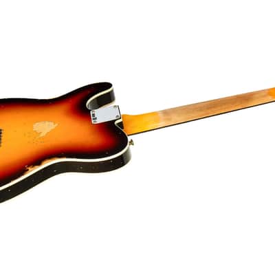Fender Custom Shop Limited Edition Reverse '60s Tele Custom Heavy Relic 3 Tone Sunburst #R125901 image 10