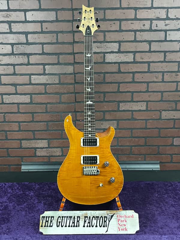 PRS CE24 Amber Flame Maple Top Electric Guitar -MINT-w/ PRS Gig Bag image 1