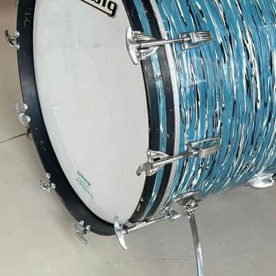 Ludwig "Bowling Ball" Blue Oyster 1970 image 3