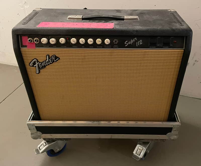 Fender Super 112 2-Channel 60-Watt 1x12" Guitar Combo 1990 - 1992 - mit Case! imagen 1