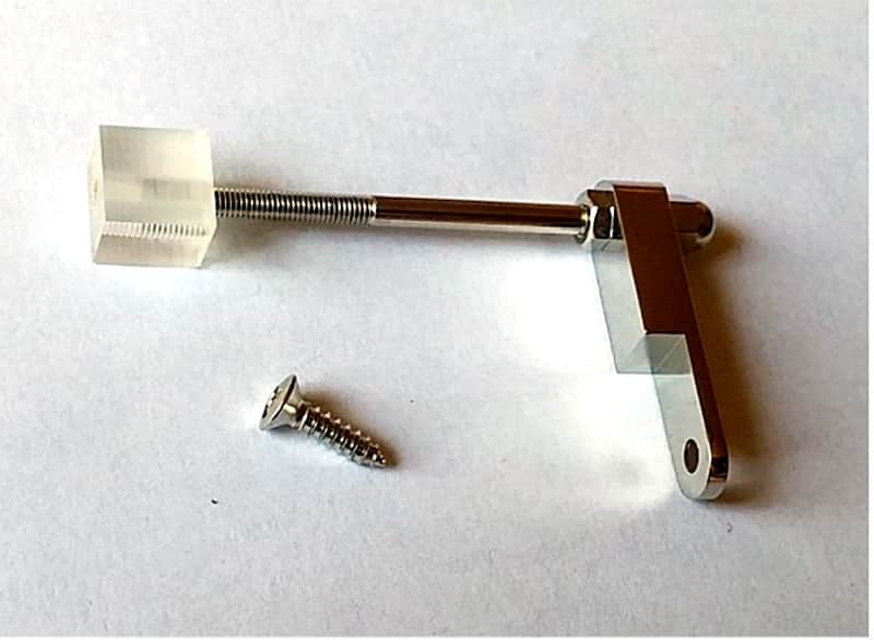 Allparts Archtop Pickguard Bracket for ES-175 and ES-335 Nickel image 1