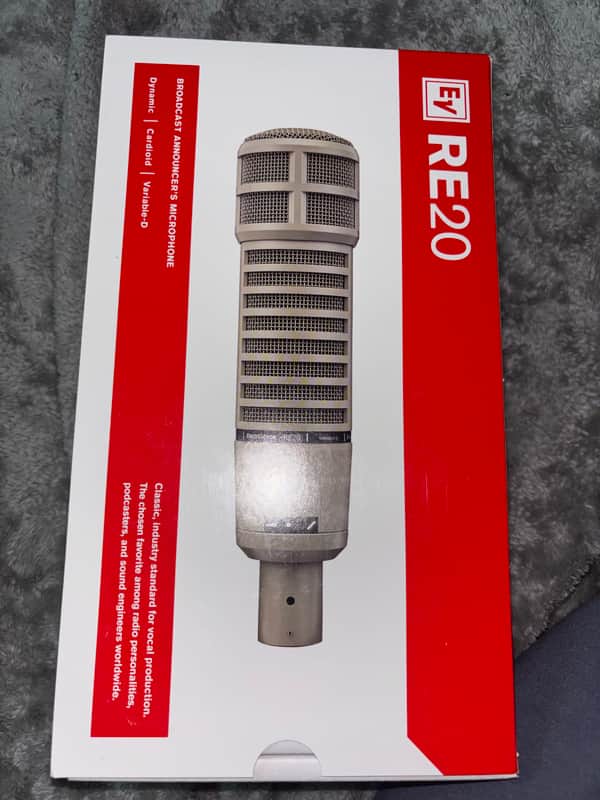 Electro-Voice RE20 Cardioid Dynamic Microphone 2021 - Present - Black image 1