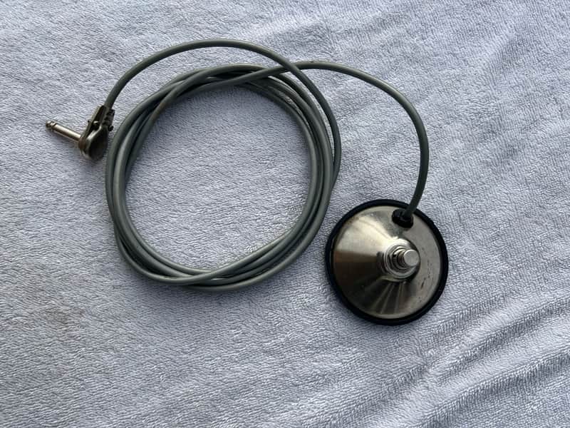 Fender One Button Foot Switch 1960’s-70’s - Silver Chrome image 1