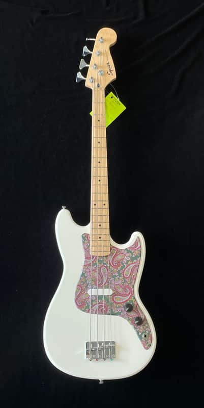Squier Sonic Bronco Bass 2023 - Arctic White image 1