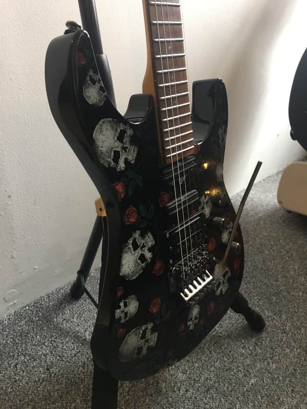 ESP LTD M-200SR Skulls and Roses Electric Guitar | Reverb