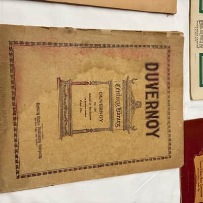 Vintage Lot of piano books -Used Antique old image 5