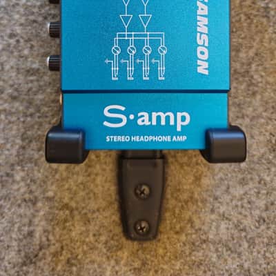 Samson S-Amp S Class Mini Stereo Headphone Amplifier 2010s - Blue/Black image 6