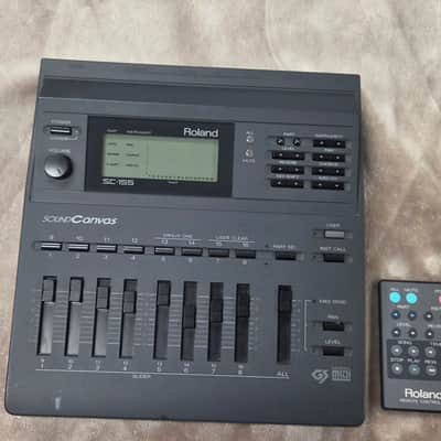 Roland Sound Canvas SC-155 Rare version of SC-55 with faders image 2