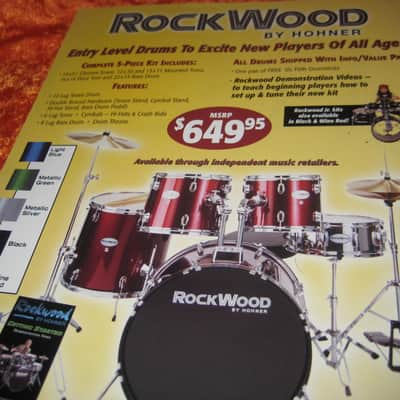 Rockwood Drum Set Promo Sheet from 2005 image 2