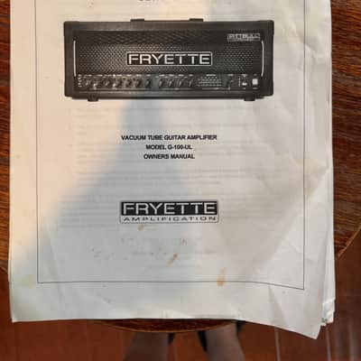 VHT Pittbull Ultra-Lead G-100-UL Tube Head (1993) – Factory Confirmed #3 Ever Built – Original FC-1 Footswitch & Manual image 6