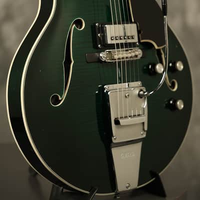 early 1970's Yamaha SA-50 Aruba Green with FLAME MAPLE top + back!!! image 13