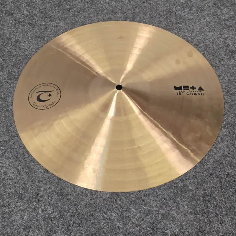 Used Turkish Meta B20 Crash Cymbal 16" - Good image 1