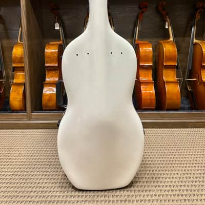 Accord 'Ultralight Series' 4/4 High Gloss White Cello Case w/ Fiedler Backpack System image 2