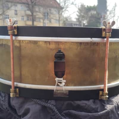 Restored Sonor Antik Vintage Marching Brass Snare from 50s image 14