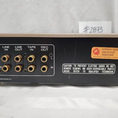 MARANTZ EQ-20 STEREO GRAPHIC EQUALIZER VINTAGE (1980-84) #2873 GREAT CONDITION image 5